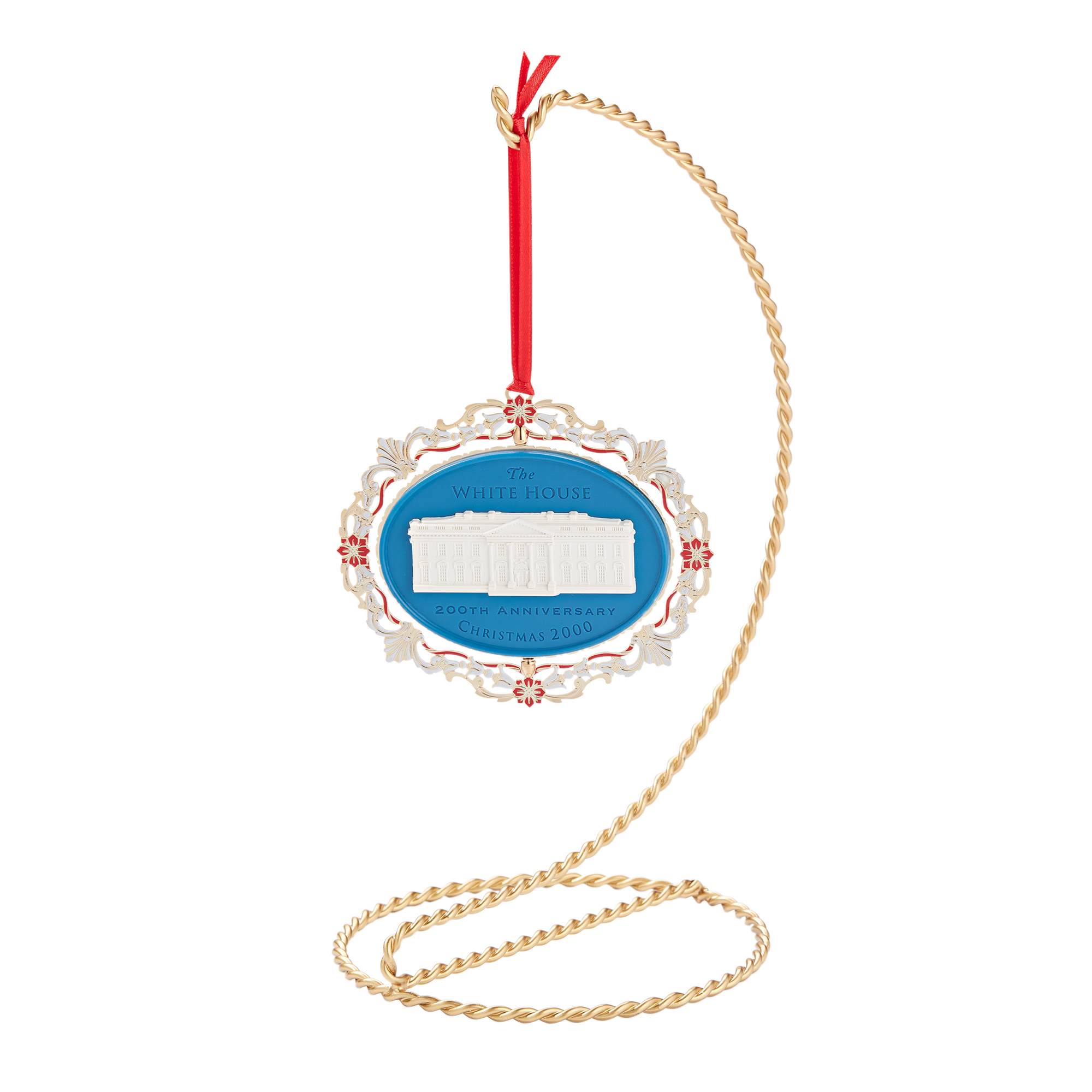 Gold Twist Ornament Stand