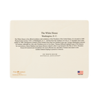 Wooden White House Puzzle-Back