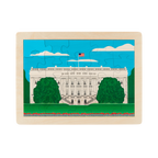 Wooden White House Puzzle-Front