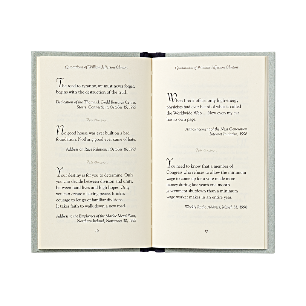 Quotations of William Jefferson Clinton