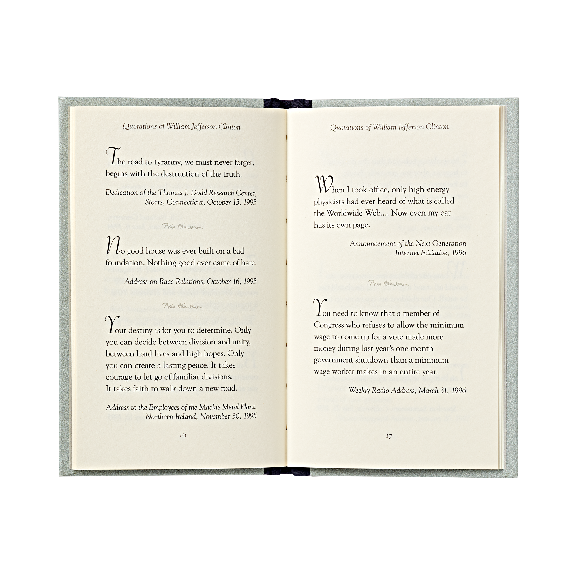 Quotations of William Jefferson Clinton