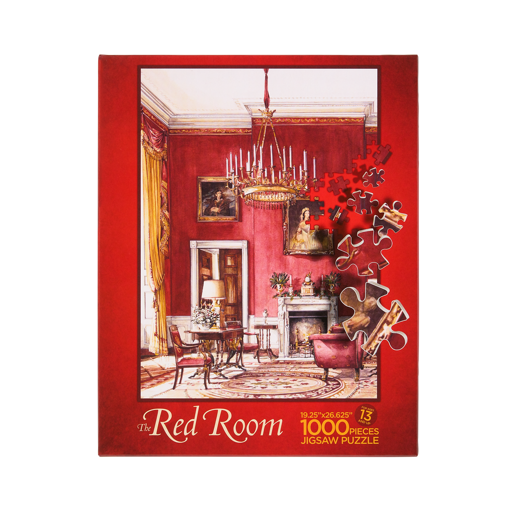 トーマスマックナイト　ホワイトハウスレッドルーム White House Puzzle: Red Room – White House Historical Association