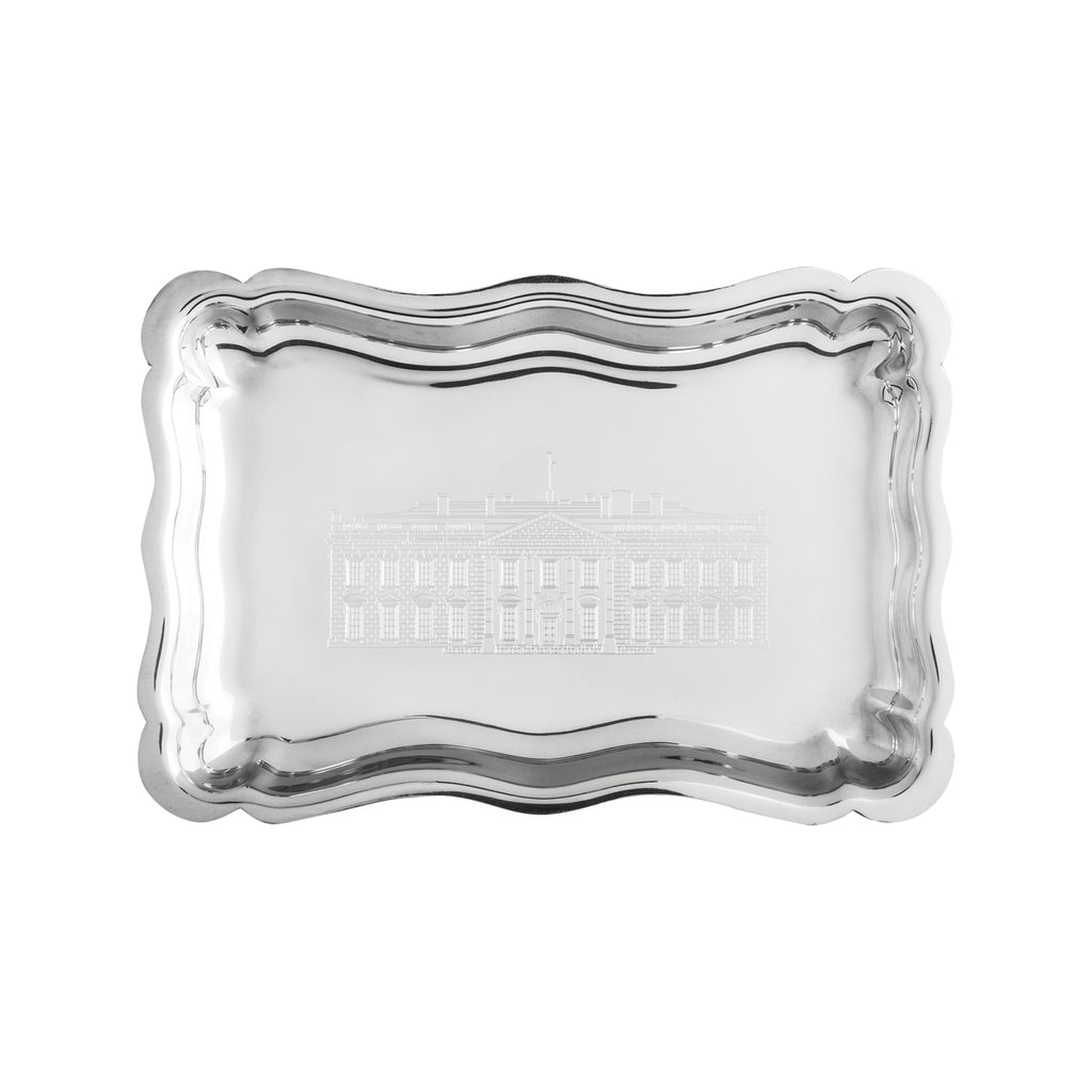 Salisbury White House Scalloped Tray
