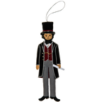 Abraham Lincoln Ornament-Front