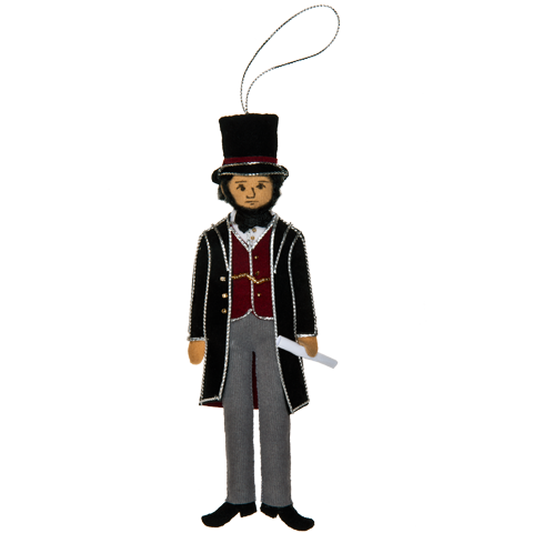 Abraham Lincoln Ornament-Front