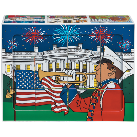 White House Holiday Block Puzzle-Front of Box