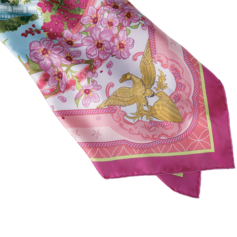 Cherry Blossoms Scarf – White House Historical Association