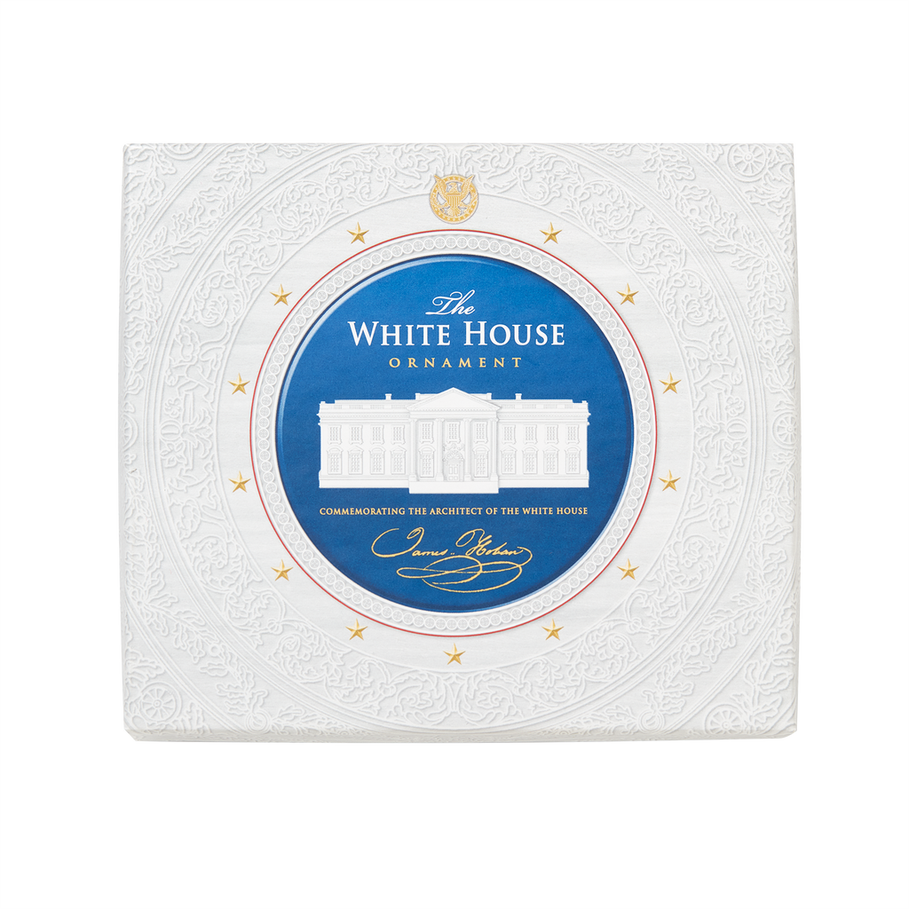 Commemorative Ornament, Honoring James Hoban, White House Architect-Box with Lid