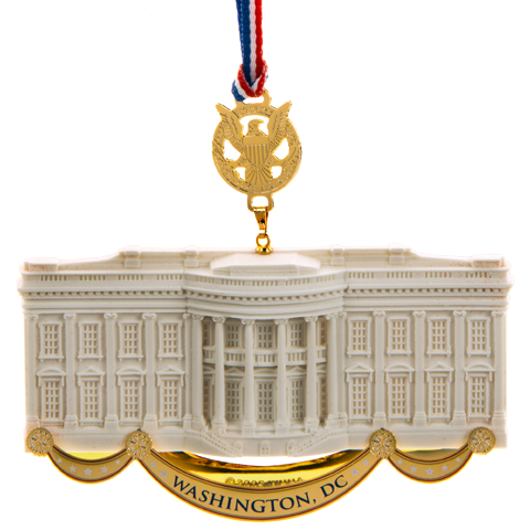 Commemorative Ornament, Honoring James Hoban, White House Architect-Front