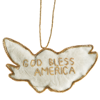 American Bald Eagle Ornament-Back