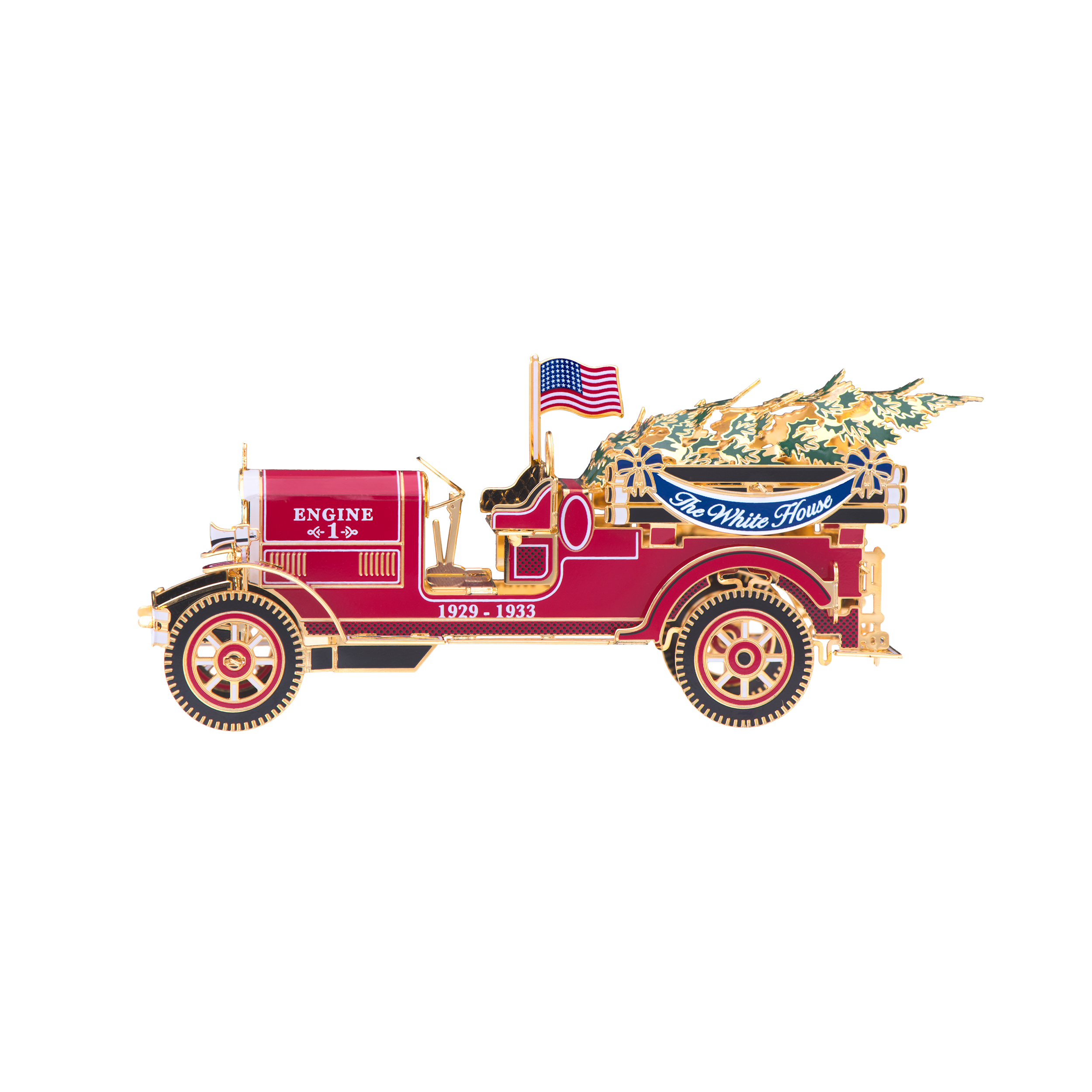 2016 White House Christmas Ornament-Side