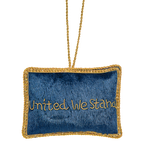 United States Flag Ornament-Back