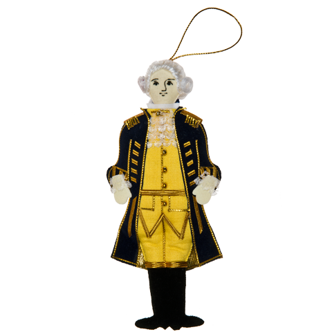 Ornament - Black - George Washington Ornament - Black - George Washington