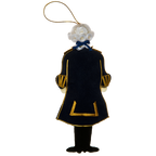 George Washington Ornament-Back