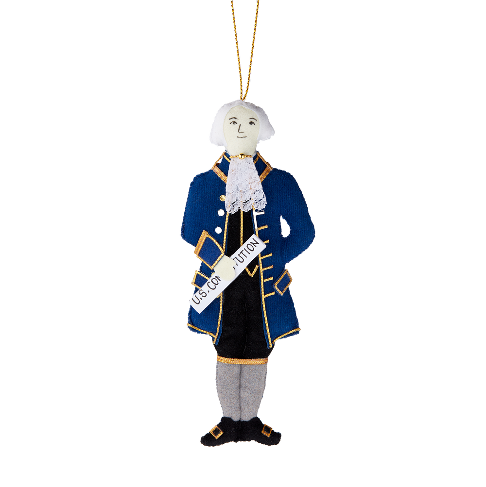 James Madison Ornament-Front