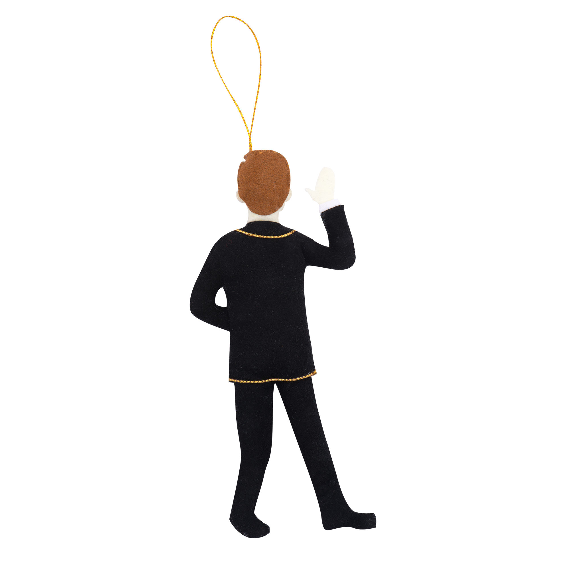 John F. Kennedy Ornament-Back