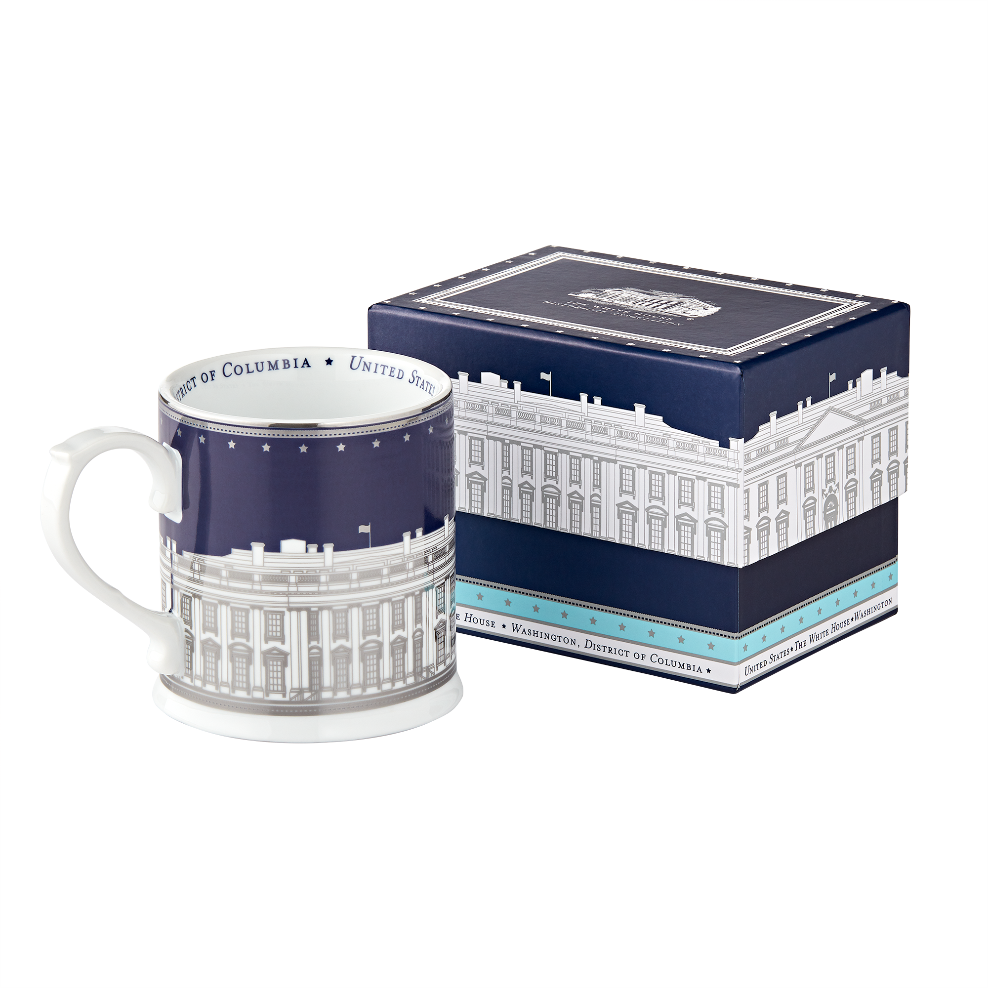 White House Mug-navy