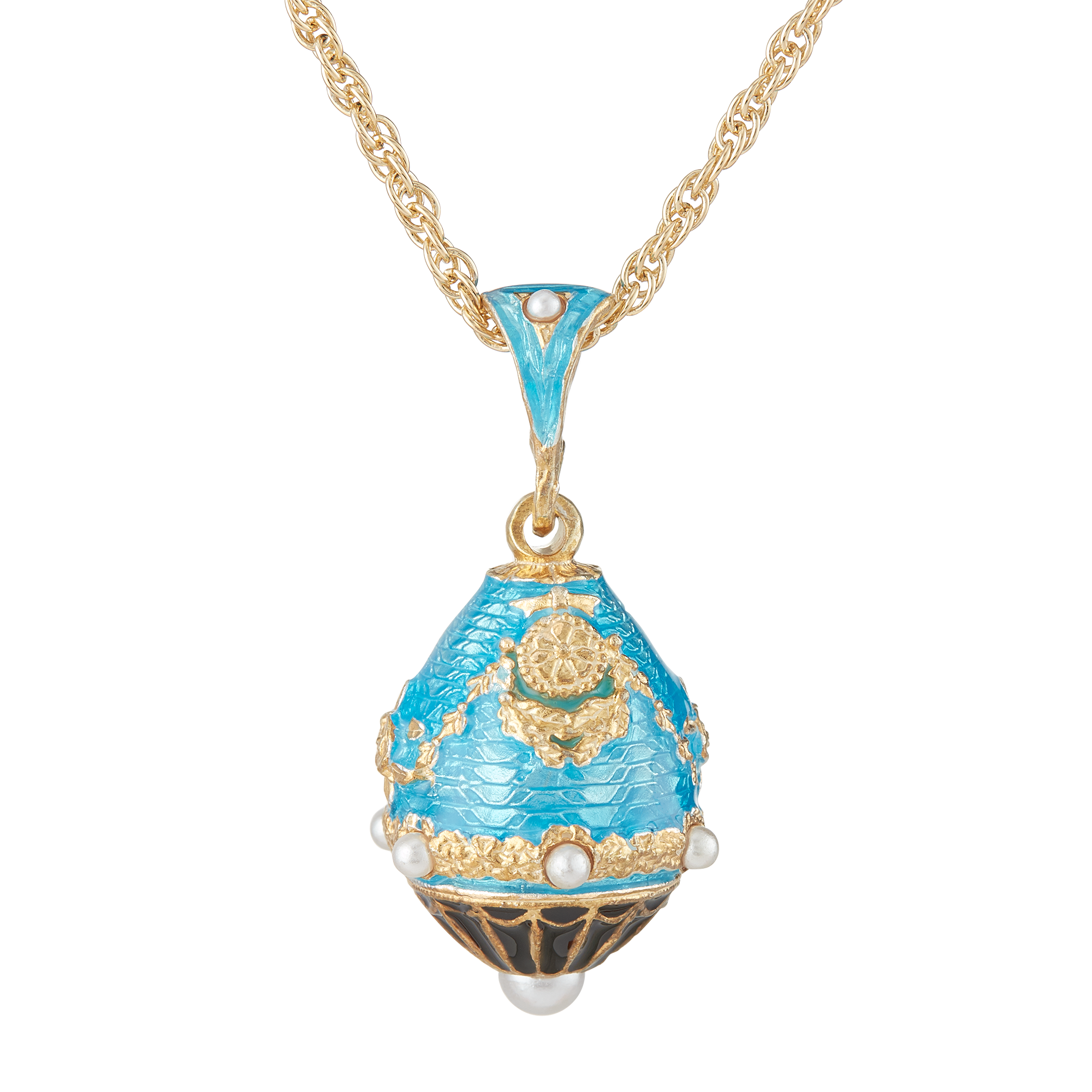 Aqua North Portico Egg Pendant