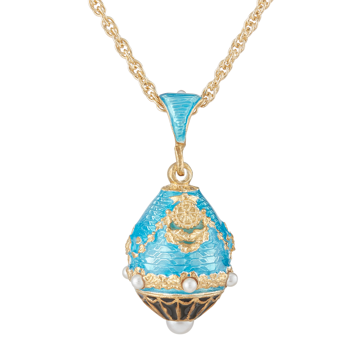 Aqua North Portico Egg Pendant – White House Historical Association