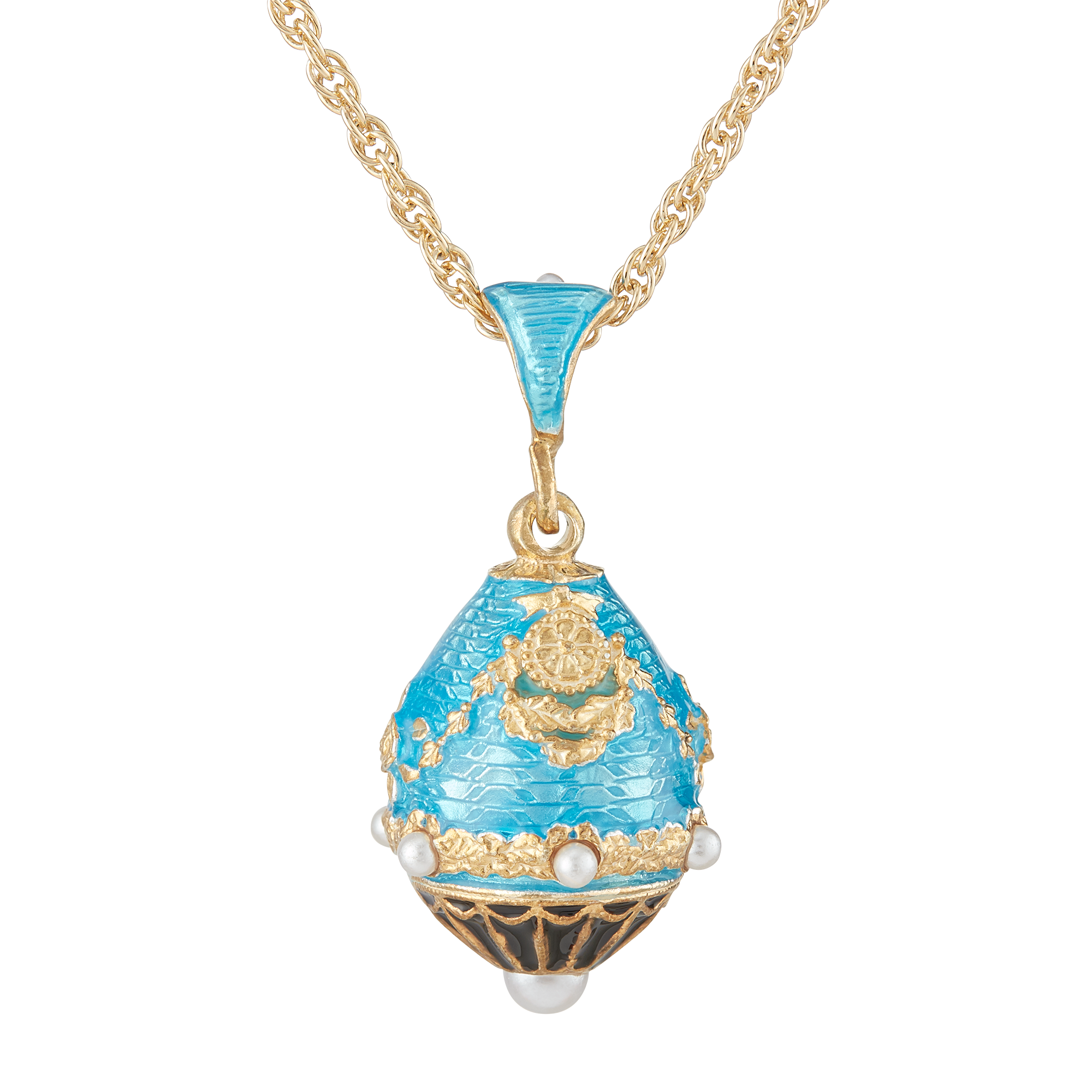Aqua North Portico Egg Pendant