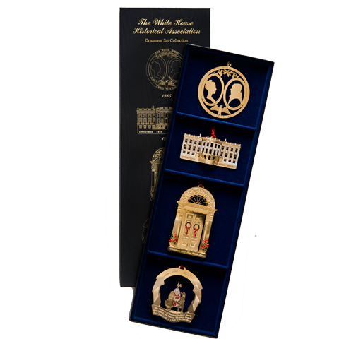 1985 to 1988 White House Christmas Ornaments, Sold as a Set of