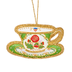 Polk China Teacup Ornament-Front