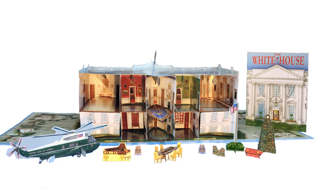 White House Pop-Up Book-Open Page