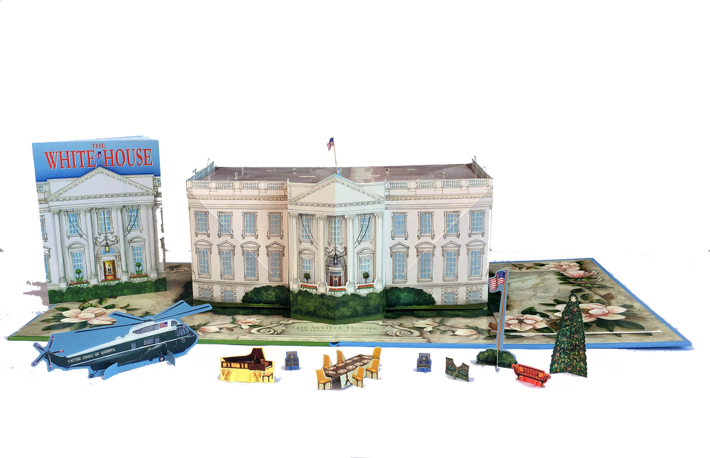 White House Pop-Up Book-Open Page