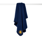 Navy Truman Seal Fleece Blanket