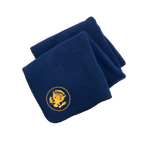 Navy Truman Seal Fleece Blanket