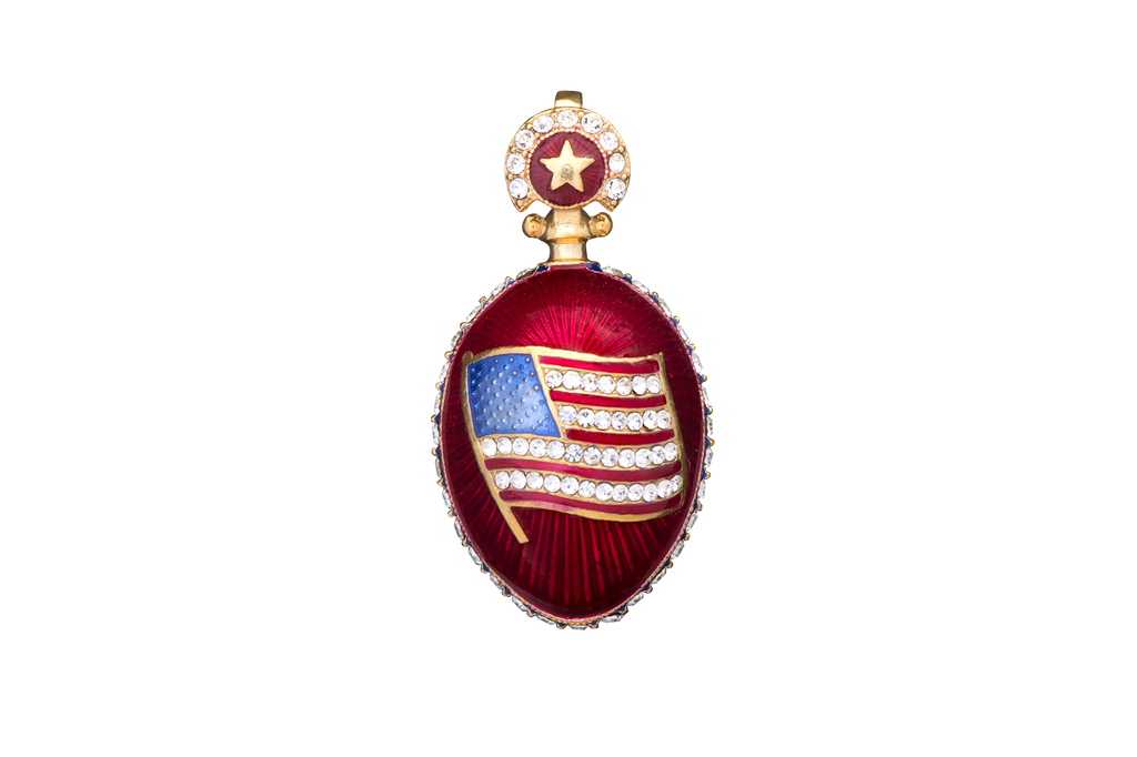 Presidential Red Egg Pendant-Front