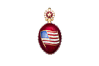 Presidential Red Egg Pendant-Front