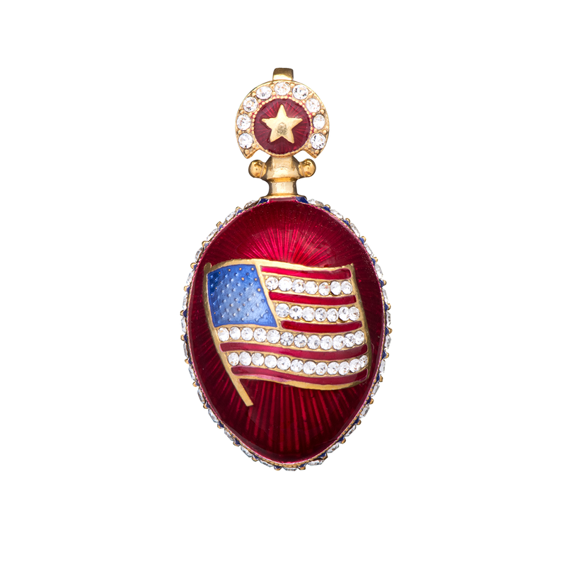 Presidential Red Egg Pendant-Front