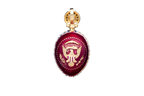 Presidential Red Egg Pendant-Back