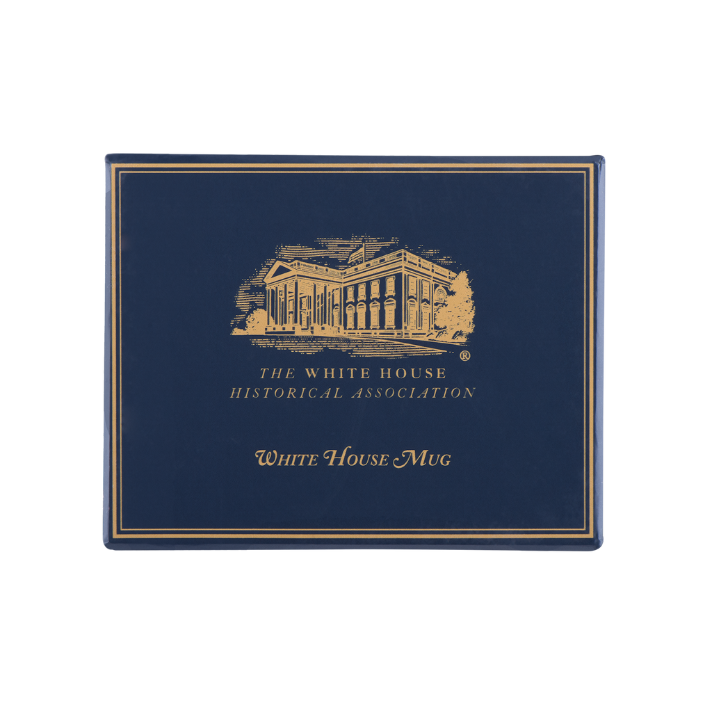 Light Blue White House Mug-In Box