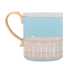 Light Blue White House Mug