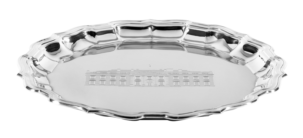 Salisbury White House Chippendale Tray-Side
