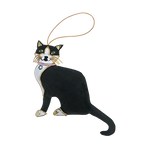 Ornament front of Socks the cat adopted by President Bill Clinton’s daughter Chelsea