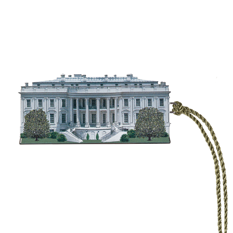 Bookmark of the south portico White House entrance