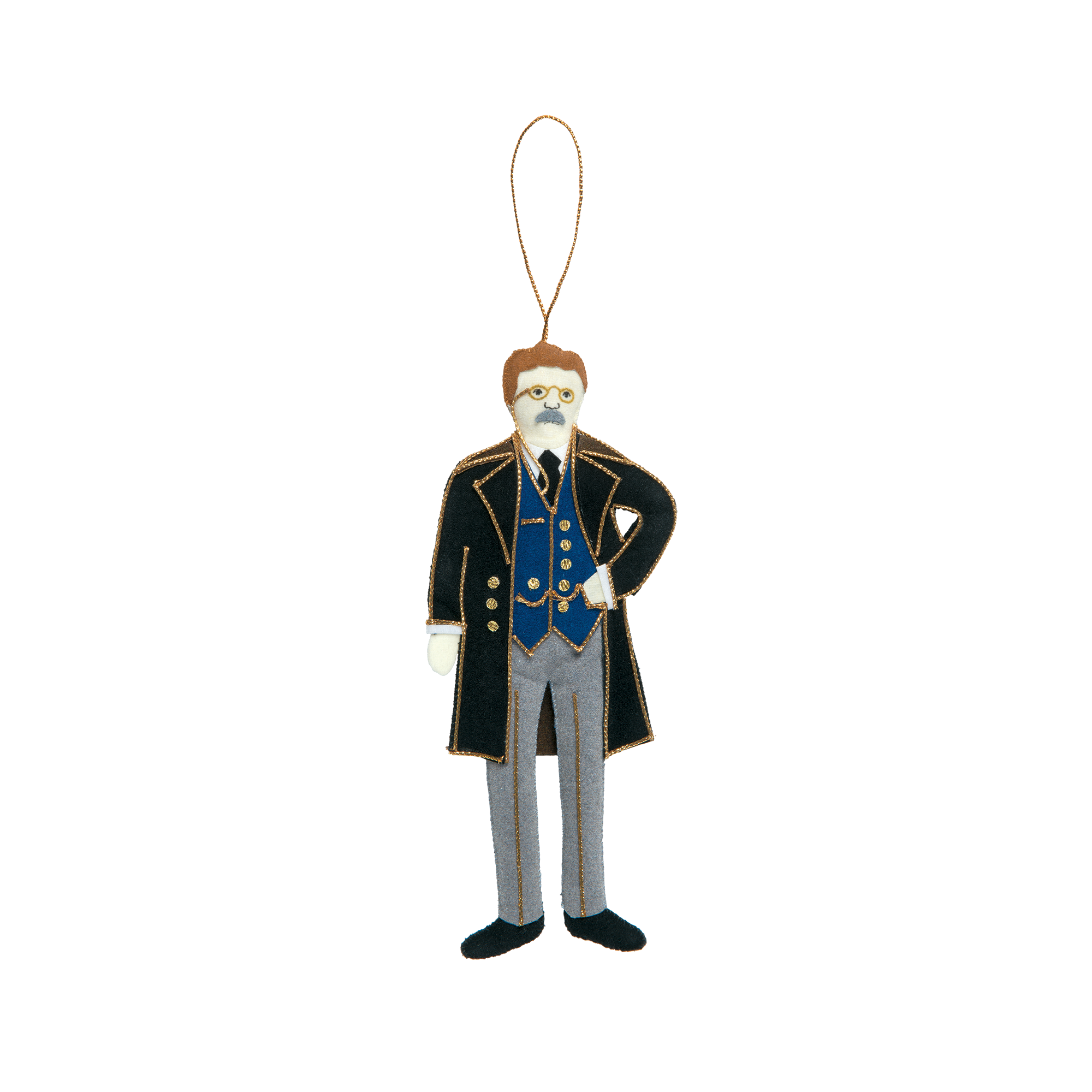 Teddy Roosevelt Ornament-Front