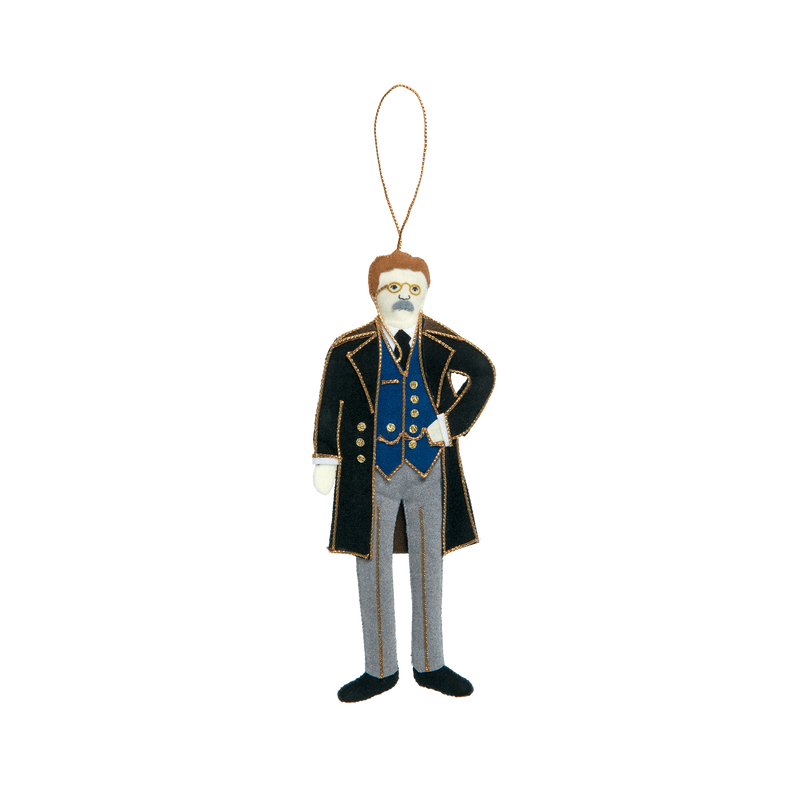 Teddy Roosevelt Ornament-Front