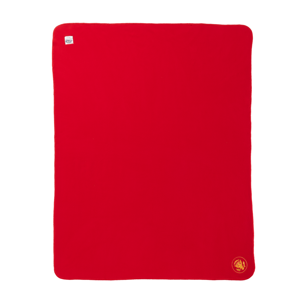 Red Truman Seal Fleece Blanket