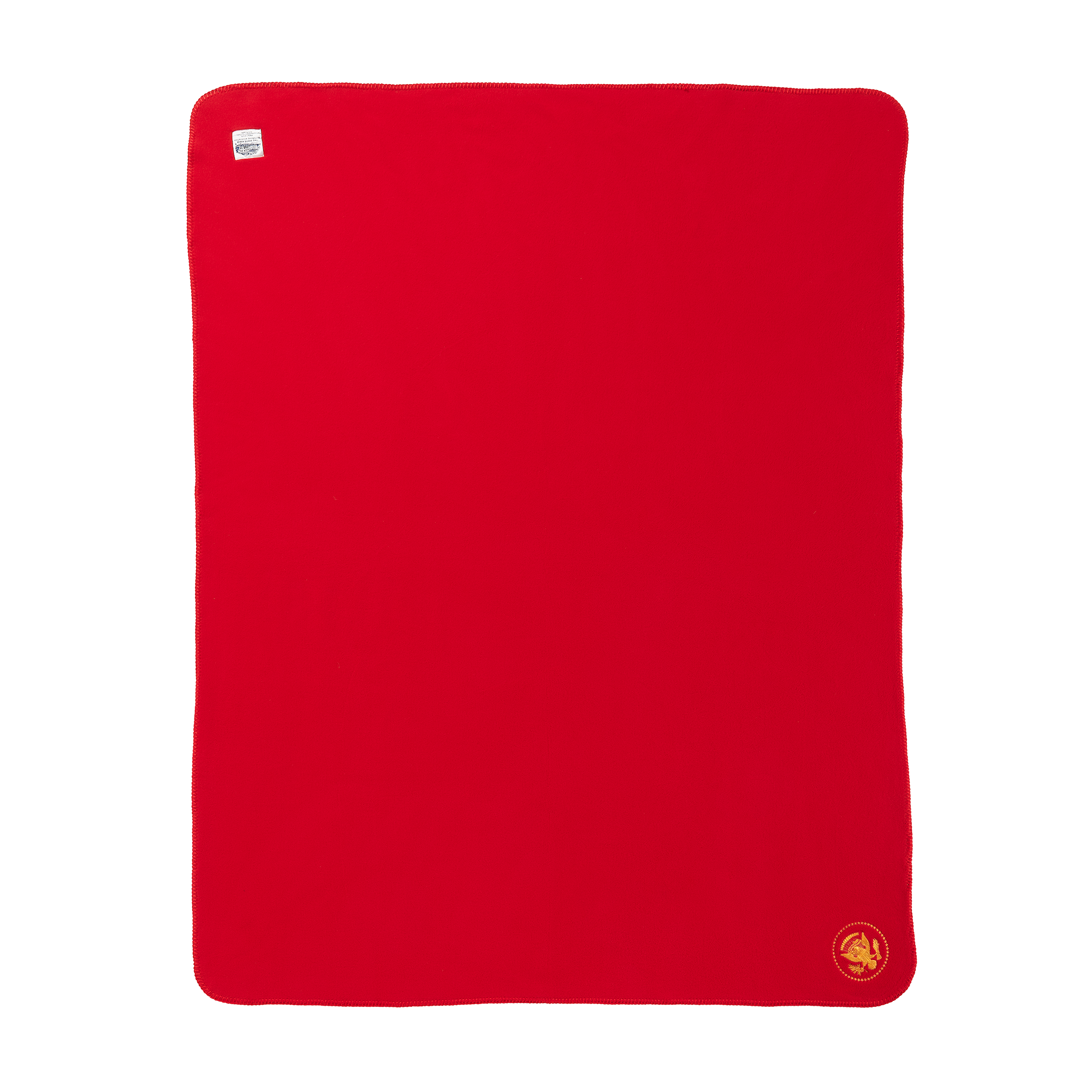 Red Truman Seal Fleece Blanket