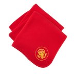 Red Truman Seal Fleece Blanket