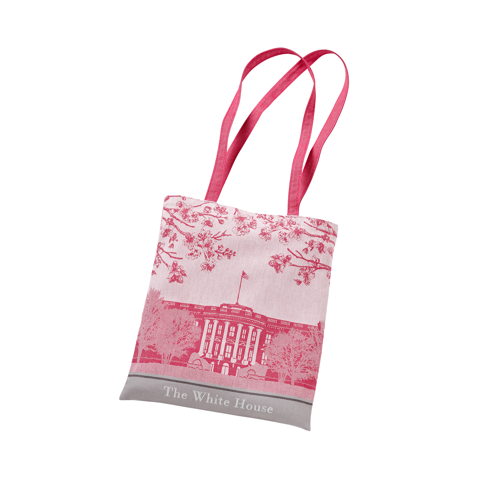Pink White House Tote-Front