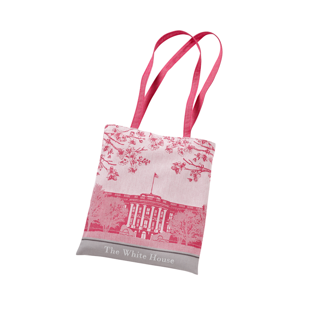 Pink White House Tote-Front