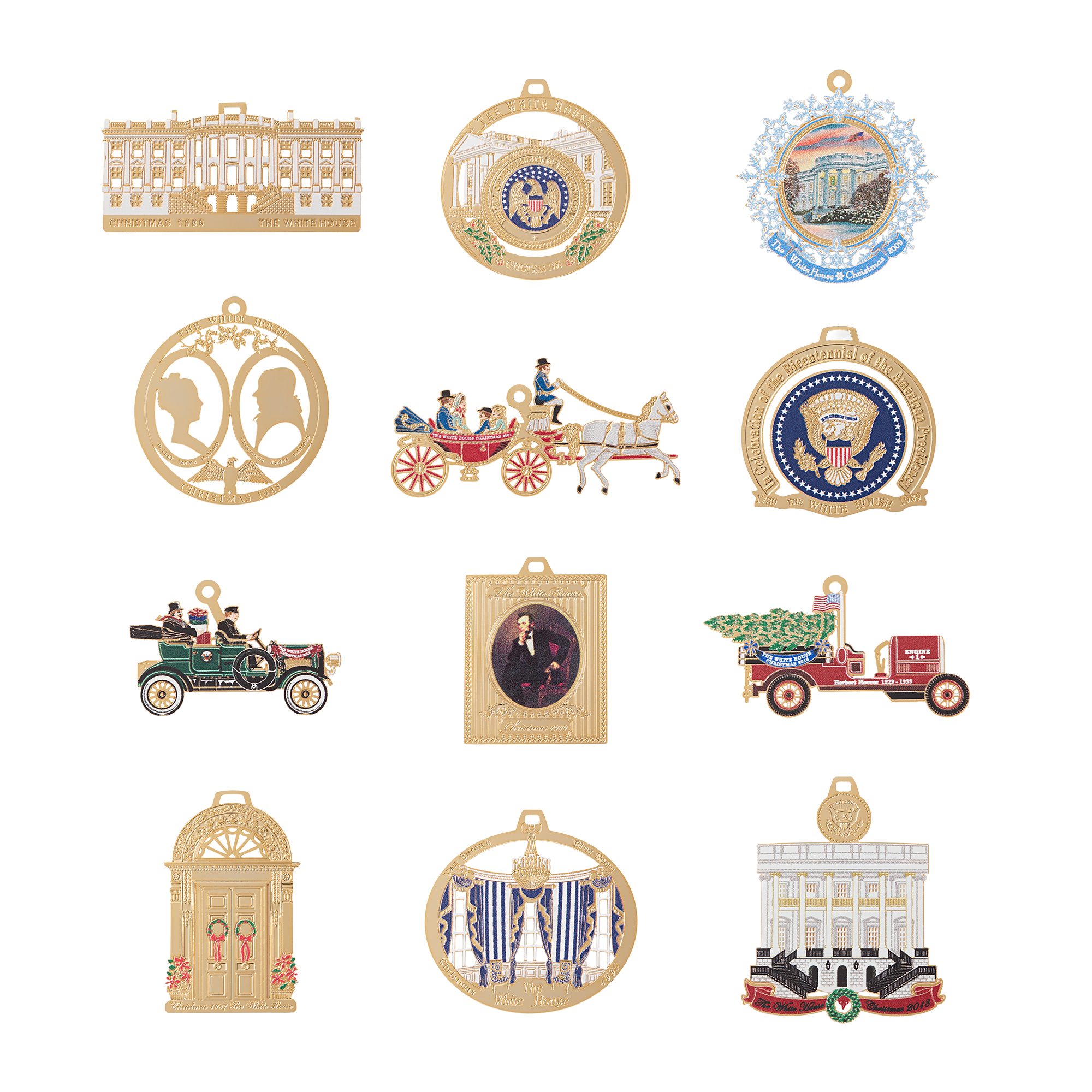 White House miniature ornaments collection