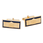White House Enamel Cuff Links