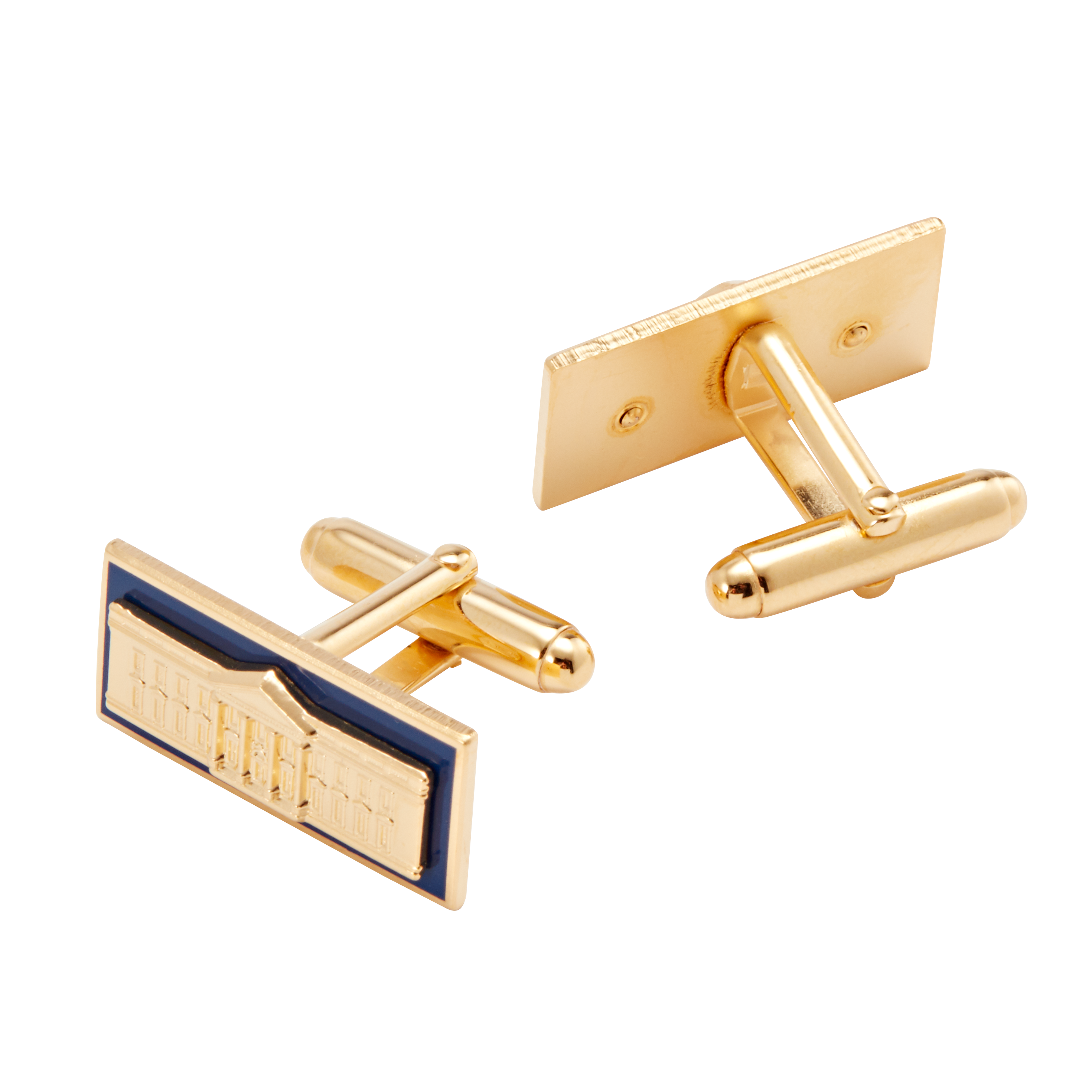 White House Enamel Cuff Links
