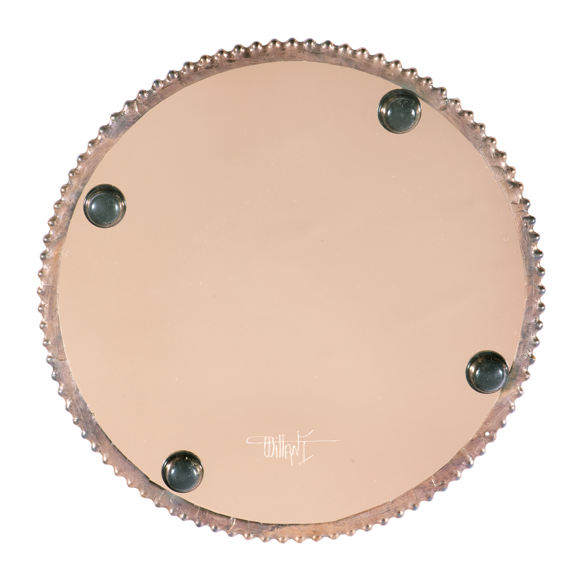 John F. Kennedy Decoupage Wine Coaster